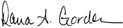-s- Dana A. Gordon