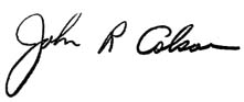 -s- John R. Colson