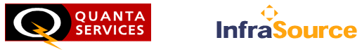 (QUANTA SERVICES AND INFRASOURCE LOGOS)