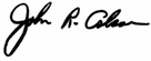 (JOHN R. COLSON SIG)